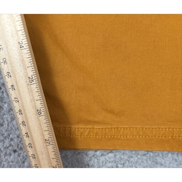 Banana Republic Womens Mustard Chino Pants Size 8 Preppy Classic Casual - Picture 5 of 7